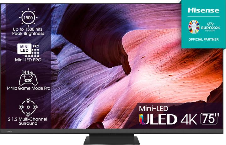Produktbild Hisense TV 75U8KQ (75", LED, LCD, 4K, 2023)