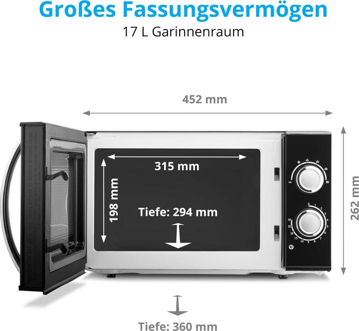 Immagine prodotto Medion MD 15644 Microonde 700W 17L nero (17 l)