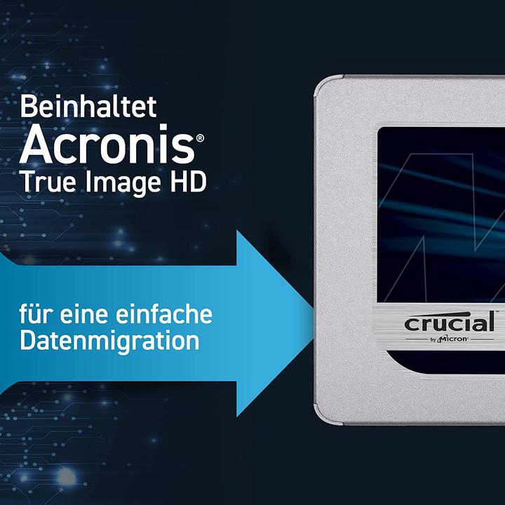 Actual product image Crucial Mx500 (1000 GB, 2.5")