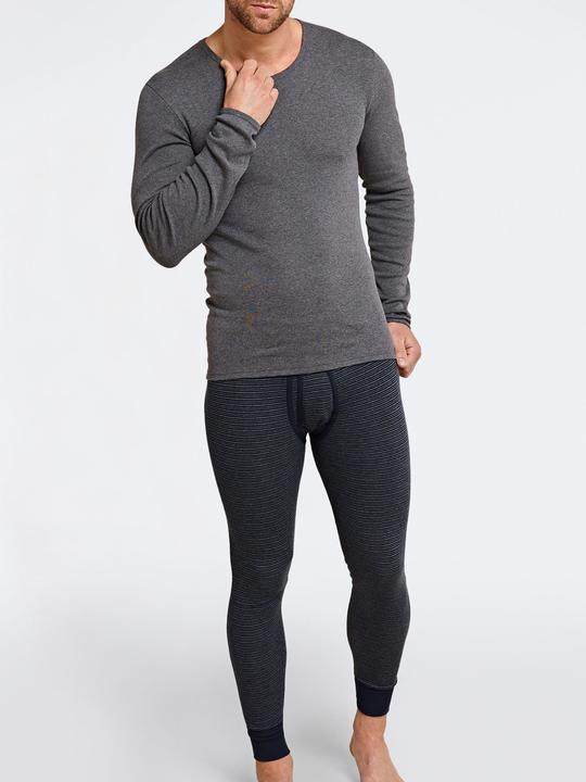Produktbild Schiesser Lange Unterhose Feinripp Melange (XXL, 2er Pack)