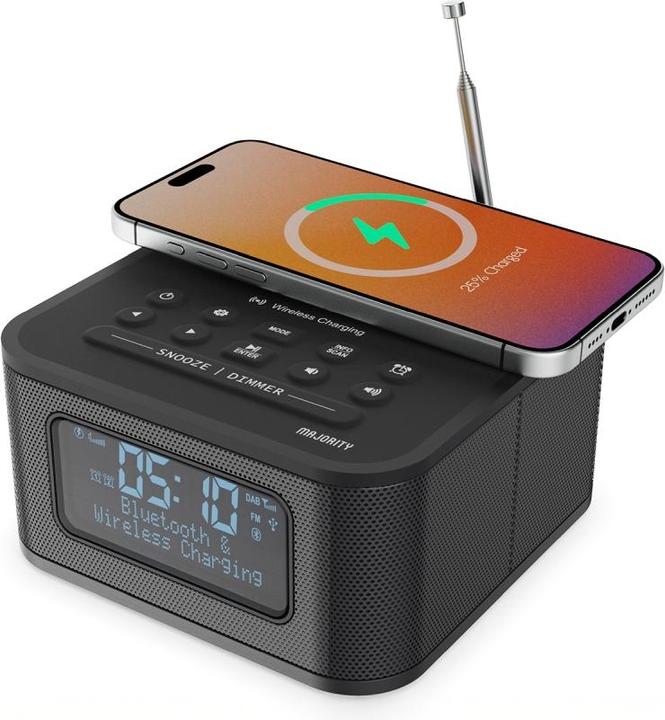 Immagine prodotto Majority Knapton DAB+ Radio mit Qi Ladefunktion (VHF, DAB, Bluetooth)