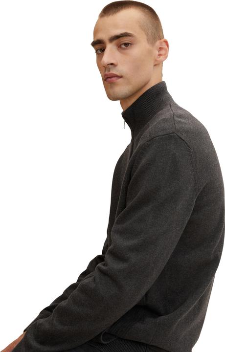 Image du produit Tom Tailor Veste Veste en tricot avec col montant et poches latérales (S)
