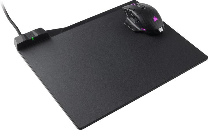 Produktbild Corsair MM1000 mit kabelloser Qi-Ladezone (L)