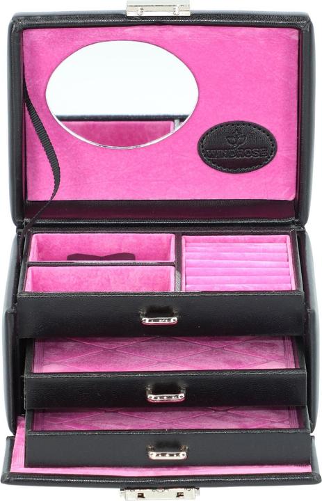 Produktbild Windrose Schmuckschatulle Merino Moda - Schwarz S