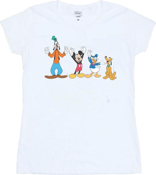 Actual product image Disney Womens/Ladies Mickey Mouse Friends Cotton T-Shirt (L)