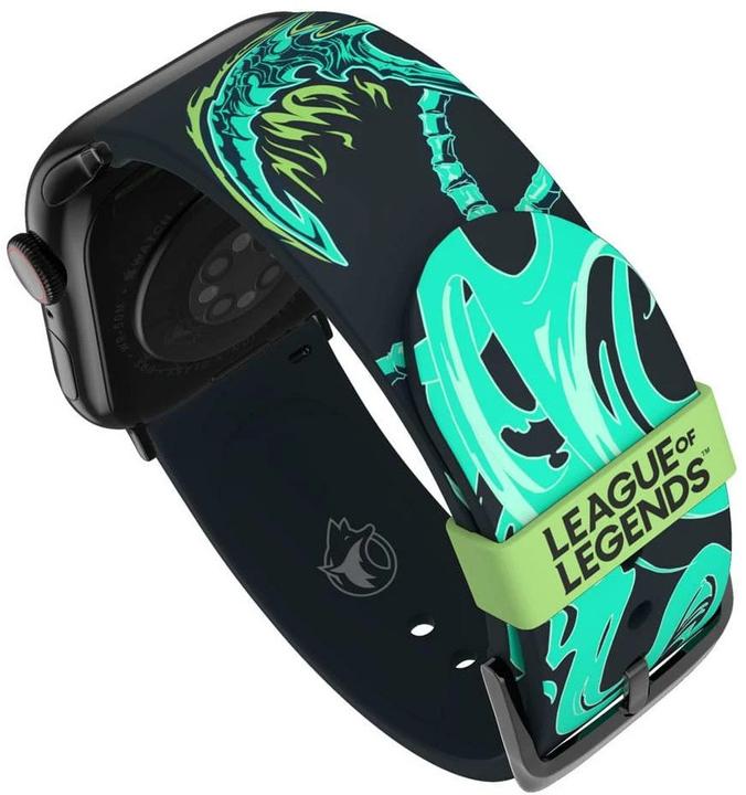 Actual product image Moby Fox League of Legends bracelet pour smartwatch Thresh (22 mm, Silicone, Stainless steel, 3, 4, Apple Watch Series 1)