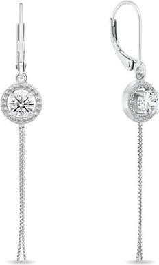 Produktbild Brilio Silver - Charming long silver earrings EA732W