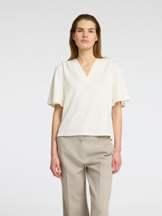 Actual product image Selected Femme Slftenny Ss V-Neck Top Noos (S)