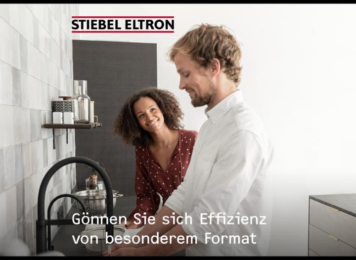 Actual product image Stiebel Eltron DCE 11/13 Electronic compact instantaneous water heater for the kitchen, under-sink, VDE tested