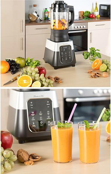 Produktbild Rosenstein & Söhne Profi-Standmixer mit Wärme-Funktion und Touch-Tasten (1500 W)