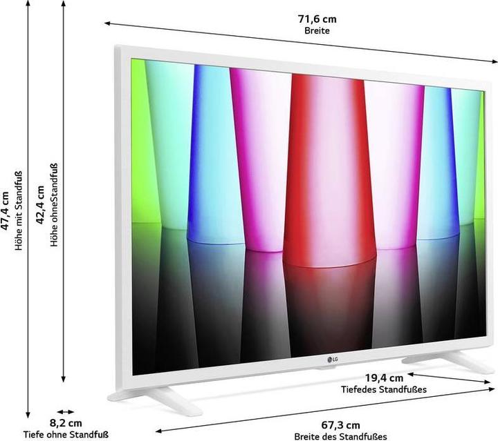 Productafbeelding LG 32LQ63806LC (32", LQ63, LED, Volledige HD, 2022)