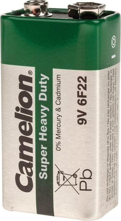Immagine prodotto Camelion Blocco 9VZinco-carbonio (1 pz., 9V Block, 400 mAh)