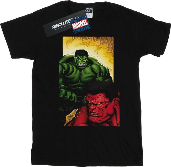 Actual product image Mens Red Hulk Vs Green Hulk T-Shirt (5XL)