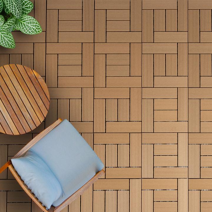Actual product image Floordirekt Classic teak (30 x 30 cm)