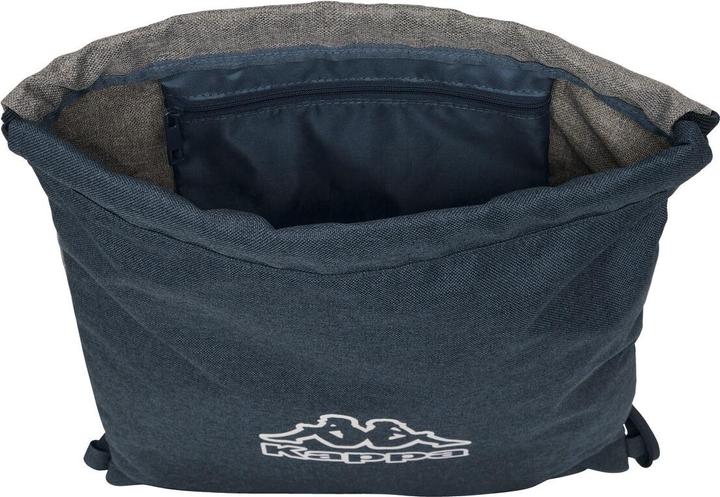 Produktbild Kappa Rucksacktasche mit Bändern Dark navy Grau Marineblau 35 x 40 x 1 cm
