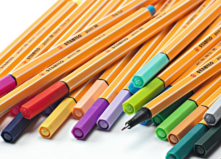 Actual product image STABILO point 88 Fineliner (Papaya, 1 x)
