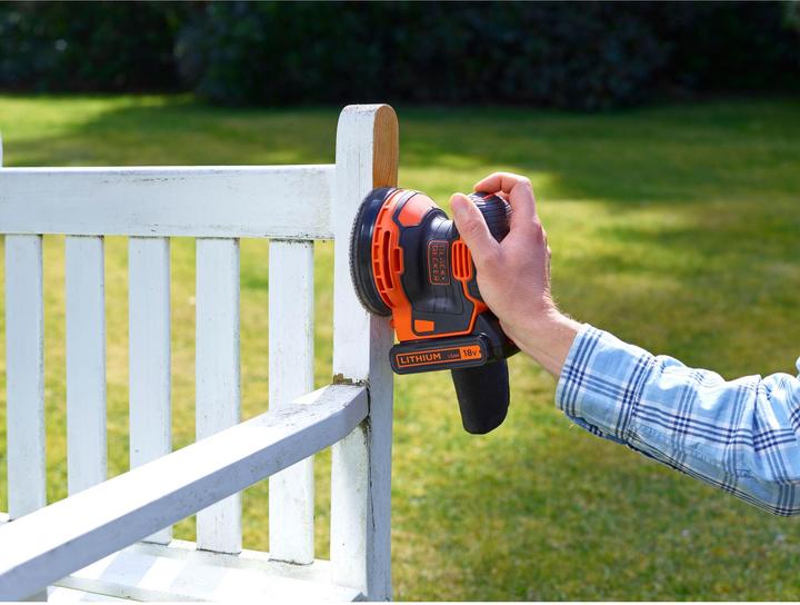 Produktbild Black & Decker Akku Exzenterschleifer BDCROS18 (Exzenterschleifer, 18 W)