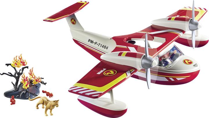 Produktbild Playmobil Feuerwehrflugzeug mit Löschfunktion (71463)