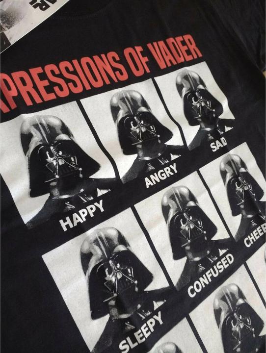 Immagine prodotto Star Wars Tshirt Expressions Of Vader (L)