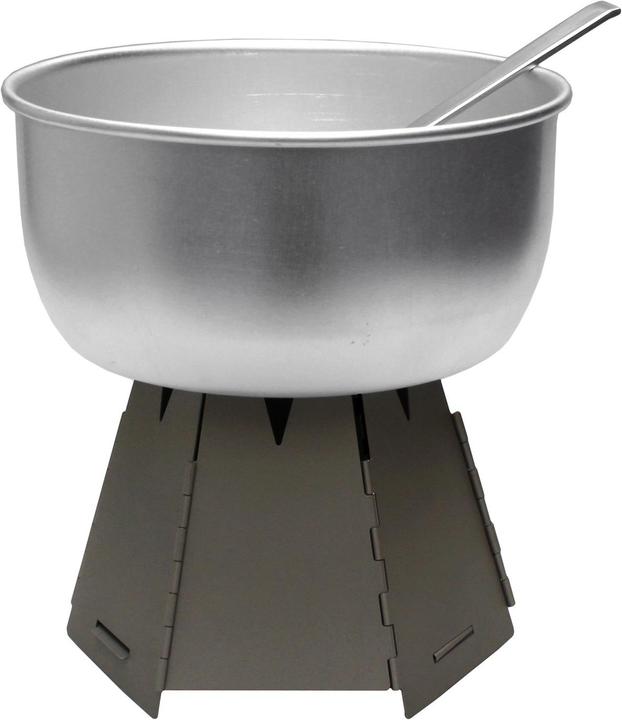 Image du produit Vargo Poêle à bois Hexagon acier inoxydable