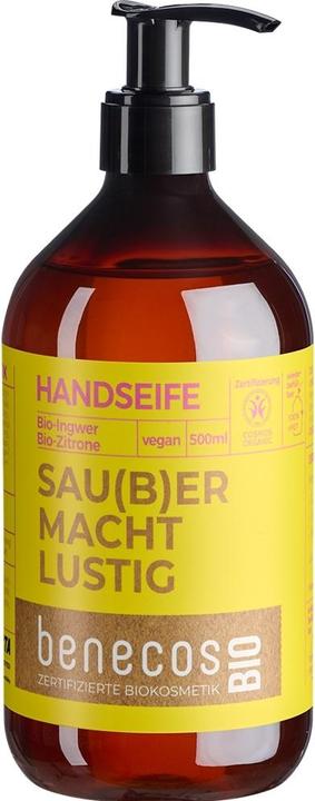 Image du produit Benecos Savon pour les mains Gingembre+Citron (Savon liquide, 500 ml)
