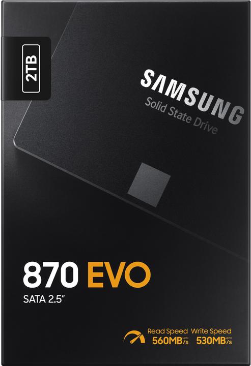 Produktbild Samsung 870 EVO (2000 GB, 2.5")