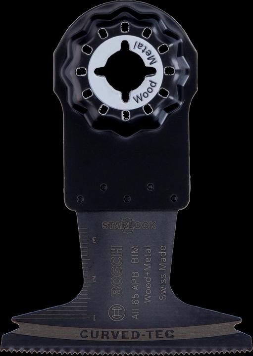Actual product image Bosch Zubehör StarlockPlus BIM plunge cut saw blade PAII 65 APB Wood and Metal, 65 x 50 mm