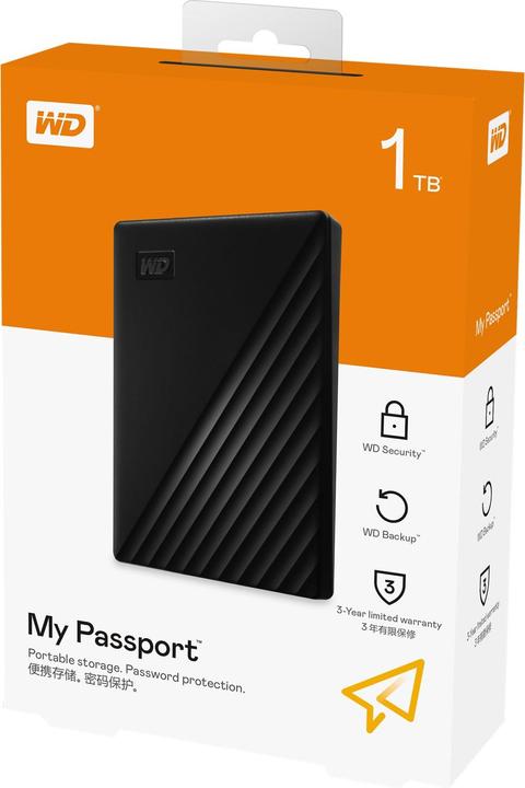 Immagine prodotto WD Il mio hard disk esterno Passport (1 TB)