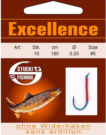 Immagine prodotto Stucki Fishing Excellence ha incollato ami senza ardiglione, 180 cm