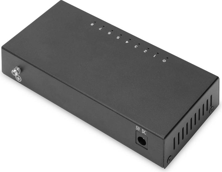 Produktbild Digitus 8-Port Switch, 10/100 Mbps Fast Ethernet, Unmanaged (8 Ports)