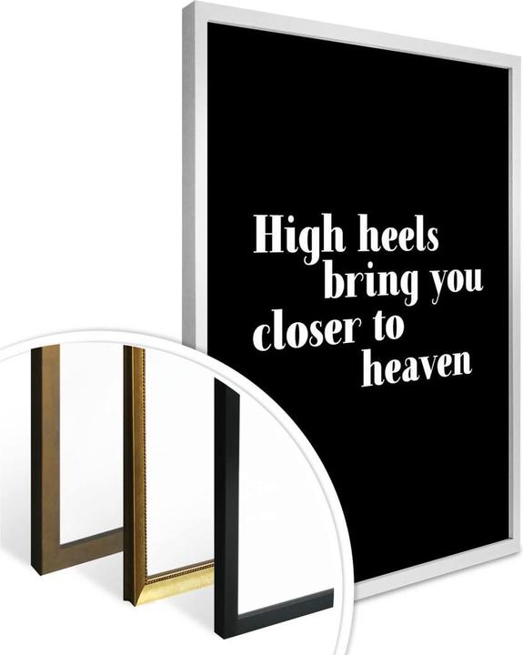 Actual product image Trenddeko High heels bring you closer (24 x 30 cm)