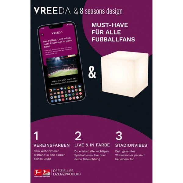 Produktbild 8 seasons design 8 seasons Leuchtwürfel Outdoor 43cm Bluetooth (810 lm, E27, IP44)