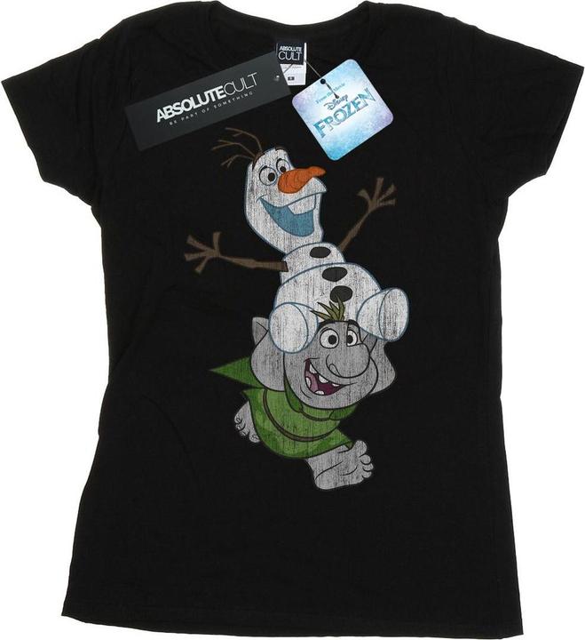 Disney Frozen Olaf And Troll TShirt (S)