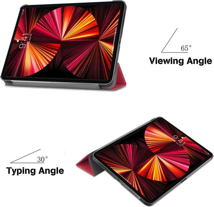 Actual product image iLike iPad 10.2 Tri-Fold Eco-Leather Stand Case (iPad 10.2)