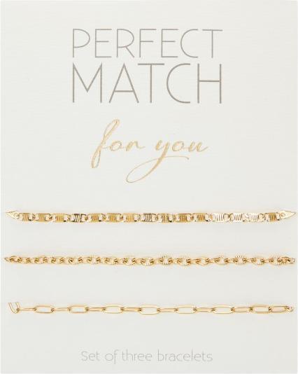 Image du produit HCA Bracelets,Perfect match,doré.606864 (17 cm, Acier inoxydable)