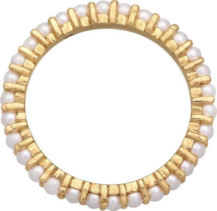 Immagine prodotto Elli Anello Anello Memoire Perlina di vetro Argento 925 (52, 925 Argento)
