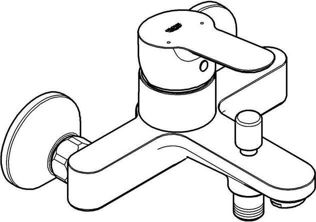 Image du produit Grohe Einhand-Wannenbatterie BAUEDGE