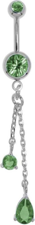 Bijouteria Bauchpiercing (Edelstahl, Messing, Kristall)