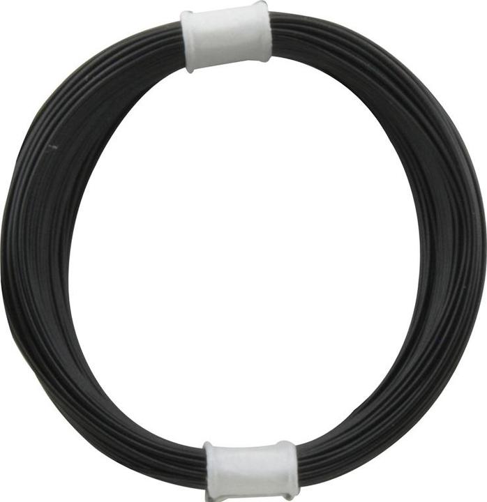 Produktbild Donau Kupfer-Litze 10m Schwarz Extra Dünn (10 m)