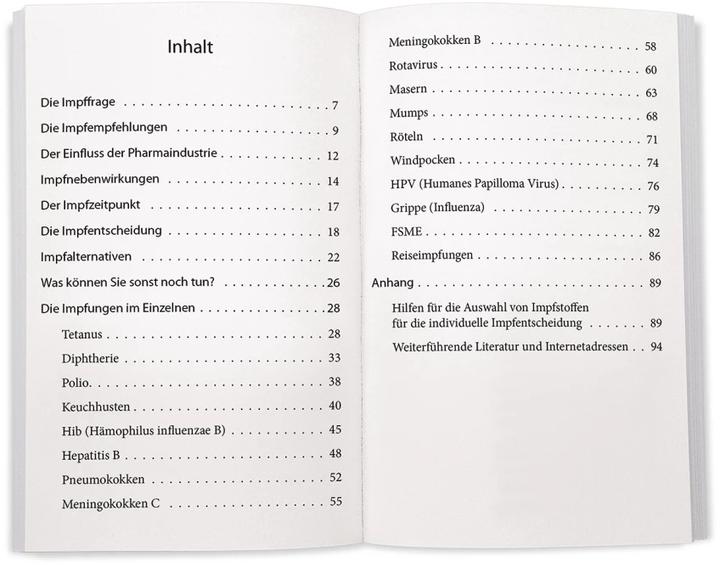 Produktbild Impfen kurz & praktisch (Deutsch, Martin Hirte, 2018)