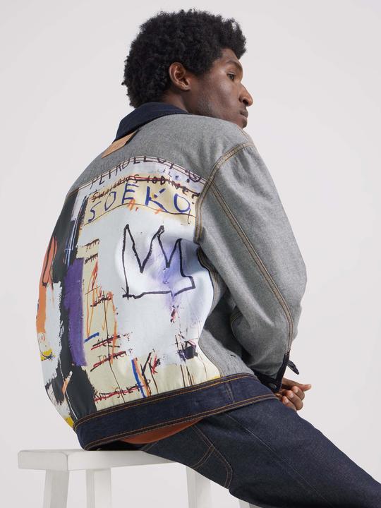 Actual product image Lee Denim jacket JMB Rider Jacket Inside Art (XL)