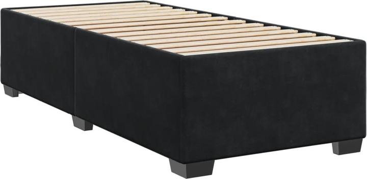 Produktbild VidaXL Bo x springbett mit Matratze 90 x 190 cm Samt (90 x 190 cm, 90 x 190 cm)