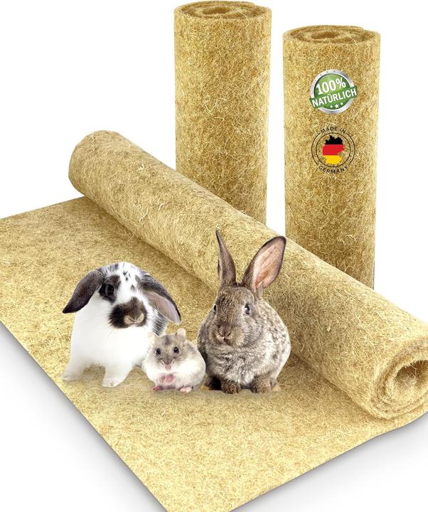Produktbild Nagerteppich.de 10er-Set Hanf-Nagerteppich (Einstreu)