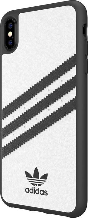 Image du produit adidas Boîtier moulé en PU blanc/noir (Apple iPhone XS Max)