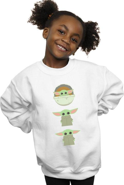 Produktbild Star Wars The Mandalorian The Child Posing Sweatshirt Mädchen (152, 158)