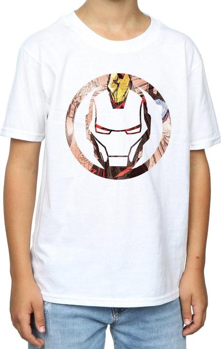 Image du produit - T-shirt IRON MAN MONTAGE SYMBOL - Garçon (140, 146)