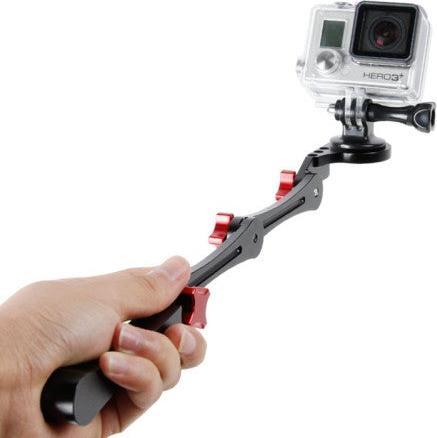 Image du produit Hermex Connexion de trépied pour selfie HERO 5 / 4 / 3+ / 3 / 2 / 1 Monopode Tige télescopique (1, 3, 4, GoPro Hero 5)