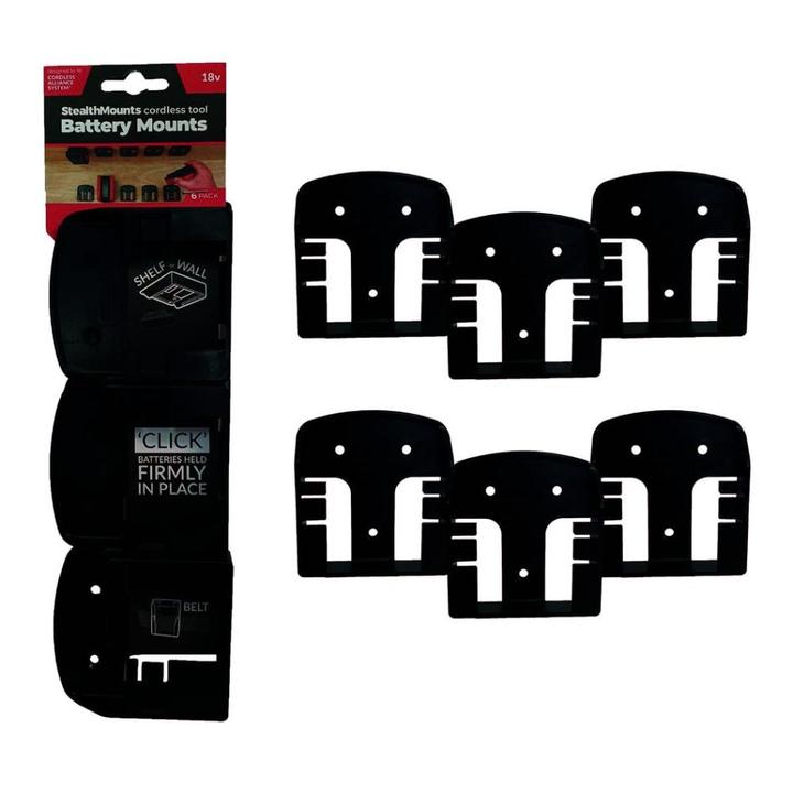 Actual product image StealthMounts Akkuhalterung CAS, BM-CAS18-BLK-6