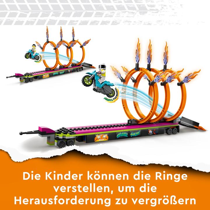 Immagine prodotto LEGO Sfida del camion acrobatico con pneumatici infuocati (60357, LEGO City)