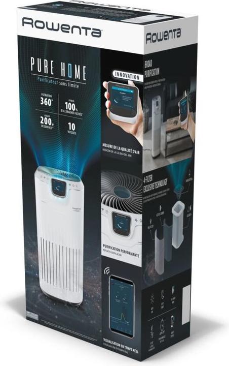 Image du produit Rowenta Purificateur d'air PU8080, blanc (20 m²)
